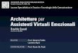 Architetture per Assistenti Virtuali Emozionali