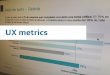 UX metrics  - Elisava