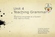 Teaching grammar final
