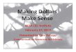 Making Dollars Make Sense