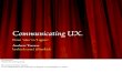 Communicating UX
