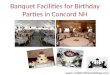Banquet Facilities for Birthday Parties in Concord NH
