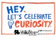 Wikistage - Talking about curiosity