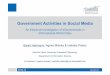 Sarah Hartmann, Agnes Mainka, Isabella Peters – Government Activities in Social Media