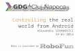 GDG-CJ; Andorid and Arduino: Amarino