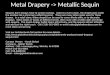 Metallic Sequin - Metal Drapery - Products Globaltrends