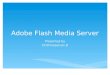 Adobe flash media server