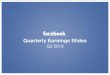 Facebook Second-Quarter Investor Deck