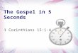 Gospel in 5 seconds
