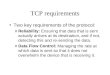 Tcp Reliability Flow Control