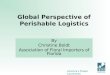 Perspectiva global de la logística de los productos perecederos