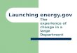 Launching energy.gov v4