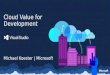 cloud value for application development