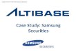 In-Memory Computing Solutions for Financials - Samsung Securities