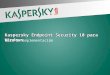 Kaspersky Endpoint Security 10 para Windows Guía de implementación
