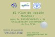 El Plan de Acción Mundial para la Conservación y la Utilización Sostenible de los RFAA Primer Taller El Salvador 14-15 de agosto del 2008 PROYECTO GCP/GLO/190/SPA