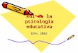 Rol de la psicología educativa EDFu 3002. Definición Disciplina que estudia los procesos de enseñanza y aprendizaje, aplica los métodos y las teorías