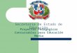 Secretaría de Estado de Educación Proyectos Pedagógicos Concursables para Educación Media