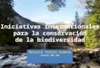 Iniciativas internacionales para la conservación de la biodiversidad Rosario Tejera Gimeno Curso 09-10