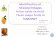 Missing Linkages in the Value Chain of Fruits