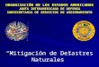 Mitigación de Desastres Naturales ORGANIZACIÓN DE LOS ESTADOS AMERICANOS JUNTA INTERAMERICANA DE DEFENSA SUBSECRETARIA DE SERVICIOS DE ASESORAMIENTO