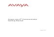 Avaya One-X Communicator Getting Started