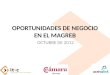 OPORTUNIDADES DE NEGOCIO EN EL MAGREB OCTUBRE DE 2012