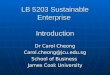 Lecture 1 - Sustainable Enterprises