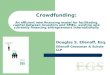 Crowdfunding: An efficient new financing model for facilitating capital between Investors and SMEs– existing and currently financing entrepreneurs internationally