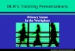 31511230/0403 © 2004 Business & Legal Reports, Inc. BLRs Training Presentations Privacy Issues in the Workplace