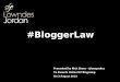 Presented by Rick Shera - @lawgeeknz To Parents Online NZ Blogcamp On 3 August 2013 #BloggerLaw