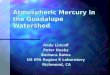 Atmospheric Mercury in the Guadalupe Watershed Andy Lincoff Peter Husby Barbara Bates US EPA Region 9 Laboratory Richmond, CA Richmond, CA