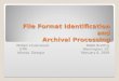 File Format Identification and Archival Processing William Underwood NARA Briefing GTRI Washington, DC Atlanta, Georgia February 6, 2009