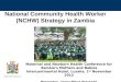 1 National Community Health Worker (NCHW) Strategy in Zambia Maternal and Newborn Health Conference for Zambias Mothers and Babies Intercontinental Hotel,