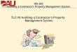 IND 205 Auditing a Contractors Property Management System TLO #9 Auditing a Contractors Property Management System