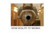 HOW REALITY TV WORKS. TIP OF THE ICEBERG BIG BROTHER