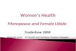 Womens Health Menopause and Female Libido Tradeshow 2008 Amanda Jones – US Health and Nutrition Product Manager