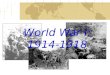 World War I: 1914-1918. Formation of European Alliances: Central Powers Three Emperors league: Germany, AH, Russia, 1873 When Bismarck dismissed as Chancellor