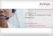 © 2009 Avaya Inc. All rights reserved. Introduction to IP Office Customer Call Reporter 28 November 2010 (current through IP Office R6.1)