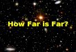 How Far is Far?. Average of 238,000 Miles Earth to Moon Distance