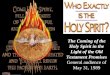 The Coming of the Holy Spirit in the Light of the Old Testament Promises General audience of May 31, 1989