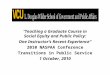Teaching a Graduate Course in Social Equity and Public Policy: One Instructors Recent Experience 2010 NASPAA Conference Transitions in Public Service 1
