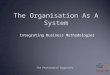 The Organisation As A System The Performance Organiser Integrating Business Methodologies
