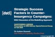 Strategic Success Factors in Counter- Insurgency Campaigns: With Discussion of the Modelling Approach Dstl/CP23836/1.2 (ORS10) Presentation to ORS Defence
