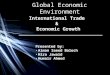 International Trade & Economic Growth