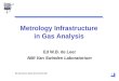 1 Metrology Infrastructure in Gas Analysis Ed W.B. de Leer NMi Van Swinden Laboratorium MiC Symposium, Beijing 18-22 October 2004