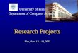 University of Pisa Department of Computer Science Research Projects Pisa, June 12 – 13, 2003