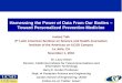 Harnessing the Power of Data From Our Bodies – Toward Personalized Preventive Medicine Invited Talk 8 th Latin American Seminar on Science and Health Journalism