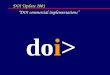DOI Update 2001 doi> DOI commercial implementations