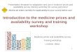 1 Introduction to the medicine prices and availability survey and training workshop Presentation template for adaptation and use in medicine prices and